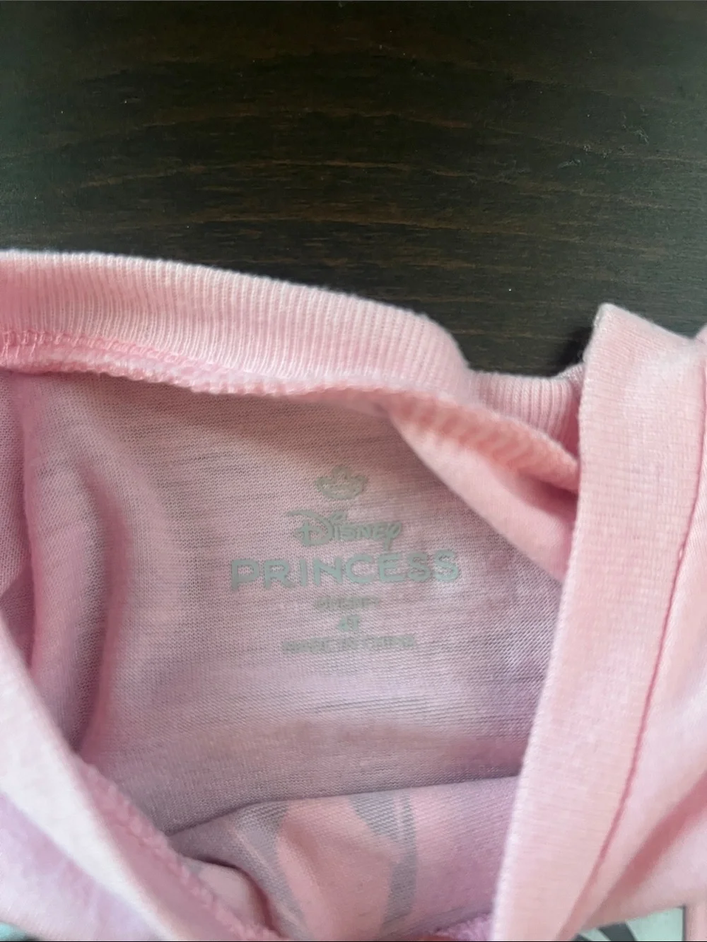 Disney pajamas Pink Princess Graphic Tee & shorts